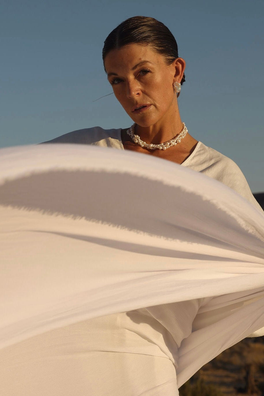 BAROQUE PEARL STUD EARRINGS