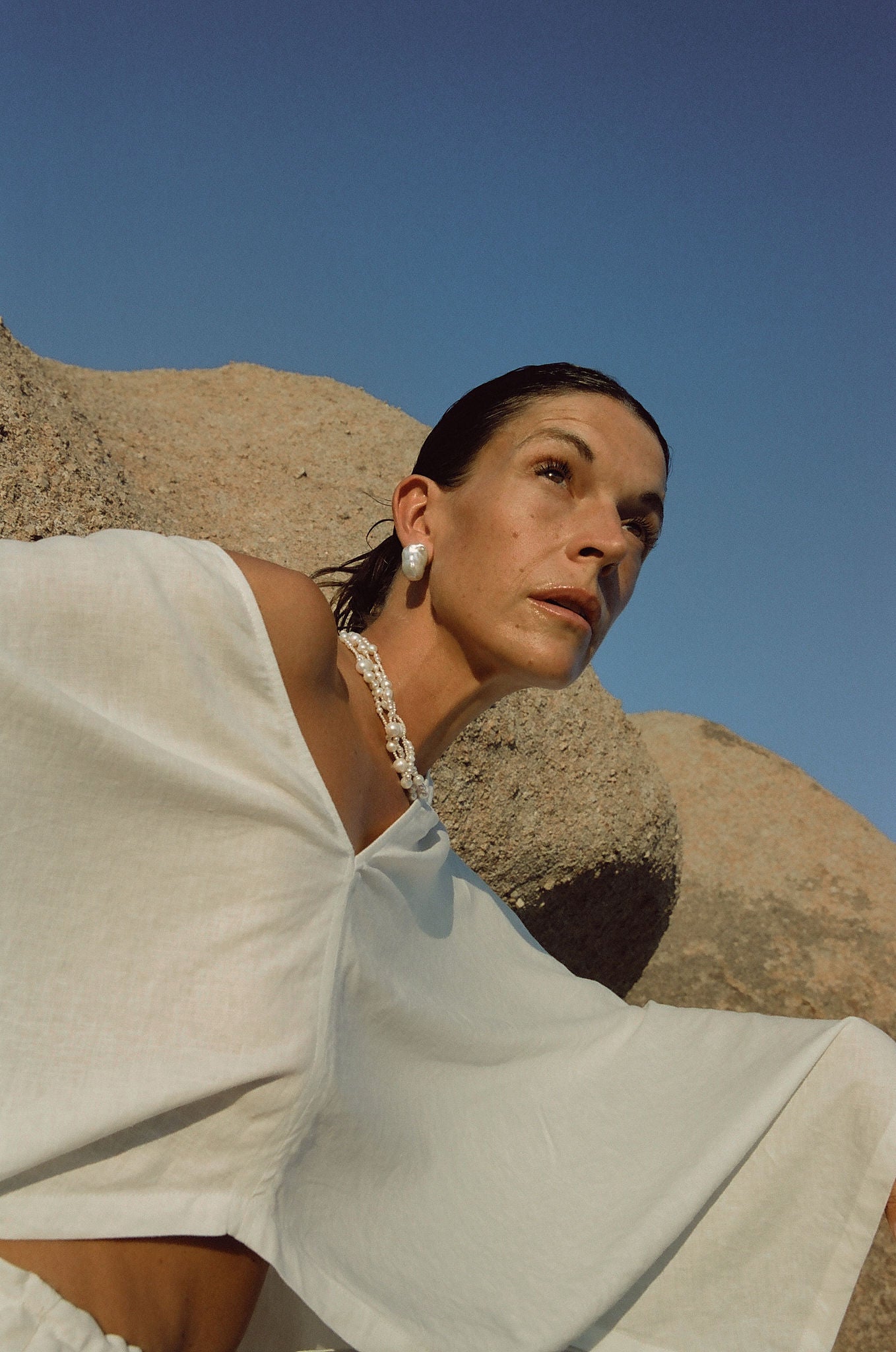 Classic baroque pearl studs for everyday wear or special occasions