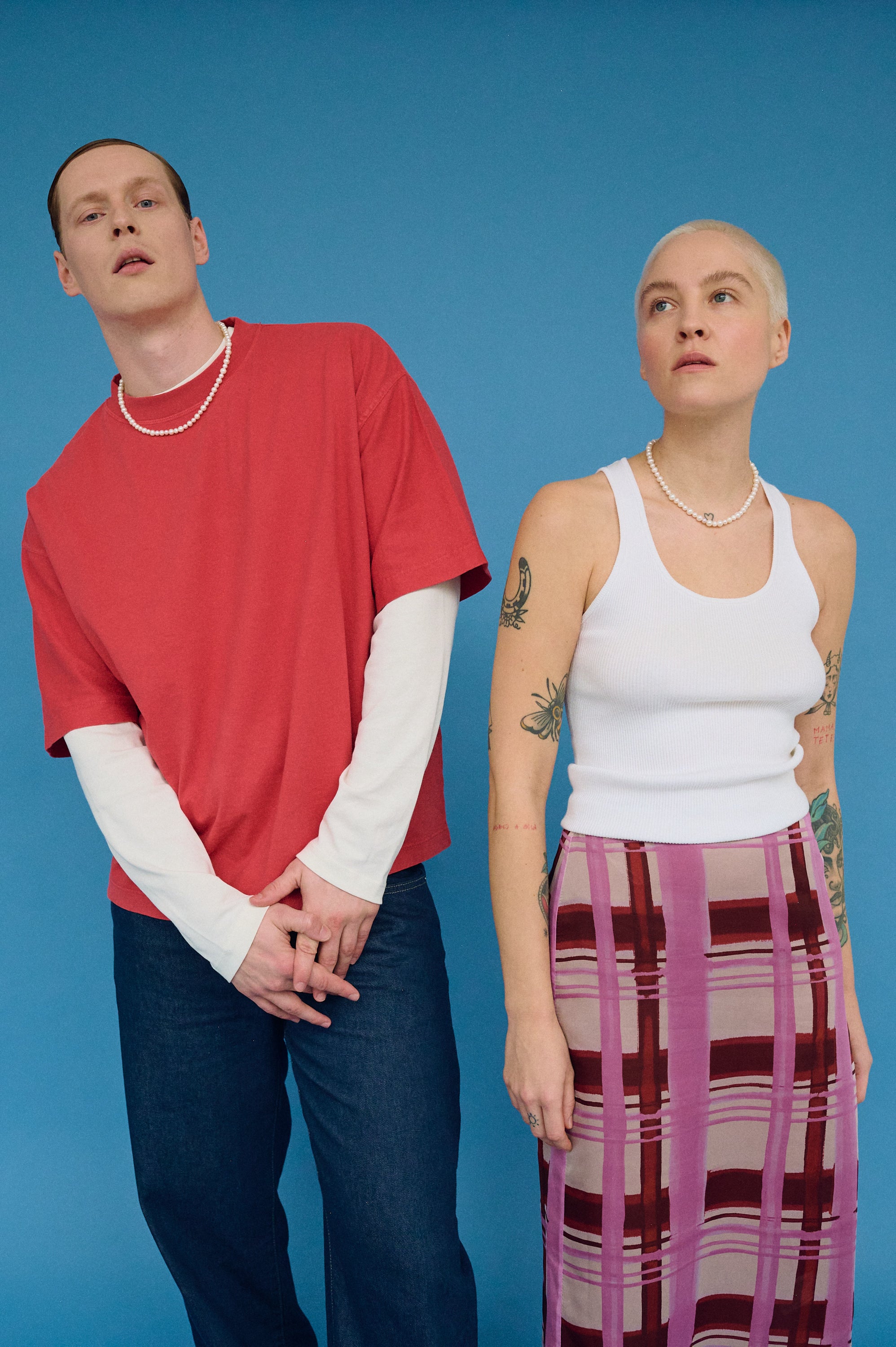 Elegant round pearl jewelry gift for him and her