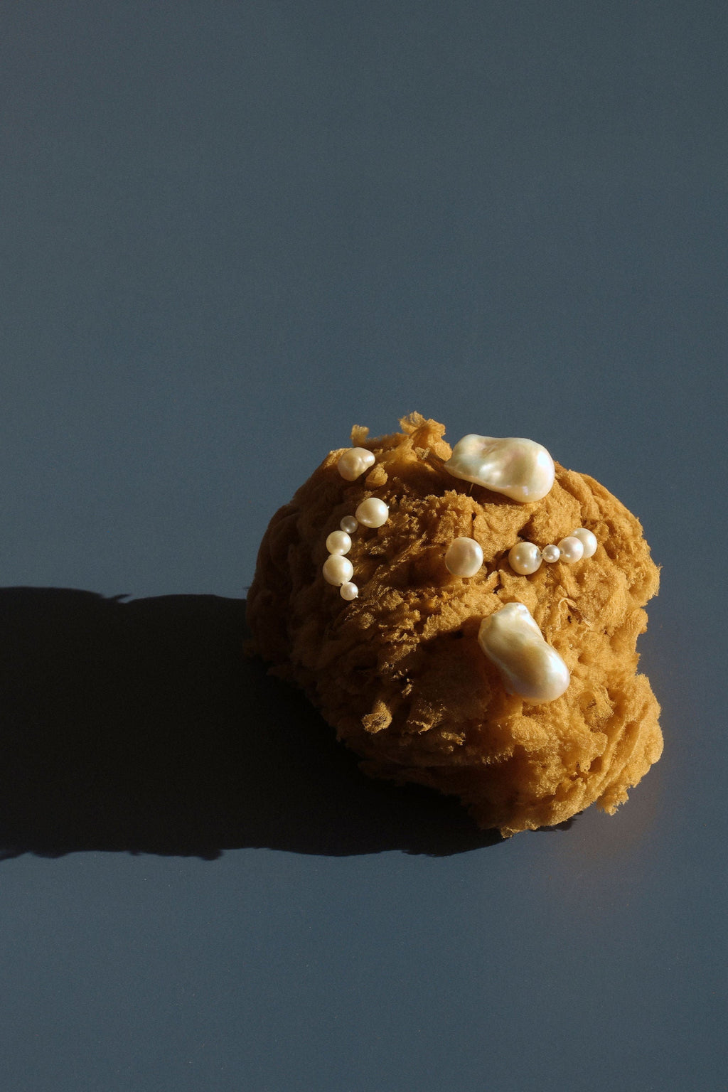 Real pearl earrings for wedding day look