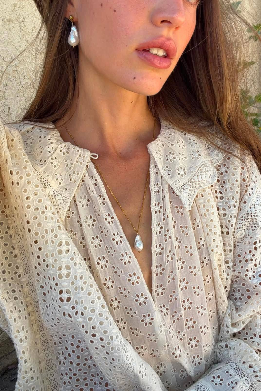 BAROQUE PEARL DROP EARRINGS