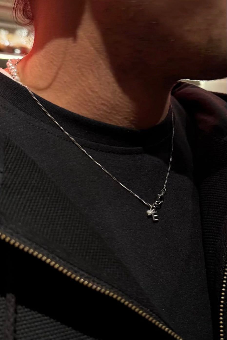MEN’S INITIAL LETTER NECKLACE – PERSONALIZED JEWELRY