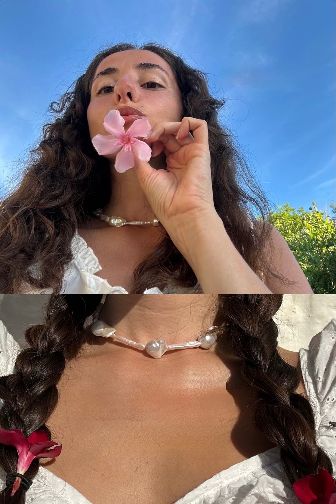 FITTED BAROQUE PEARL NECKLACE