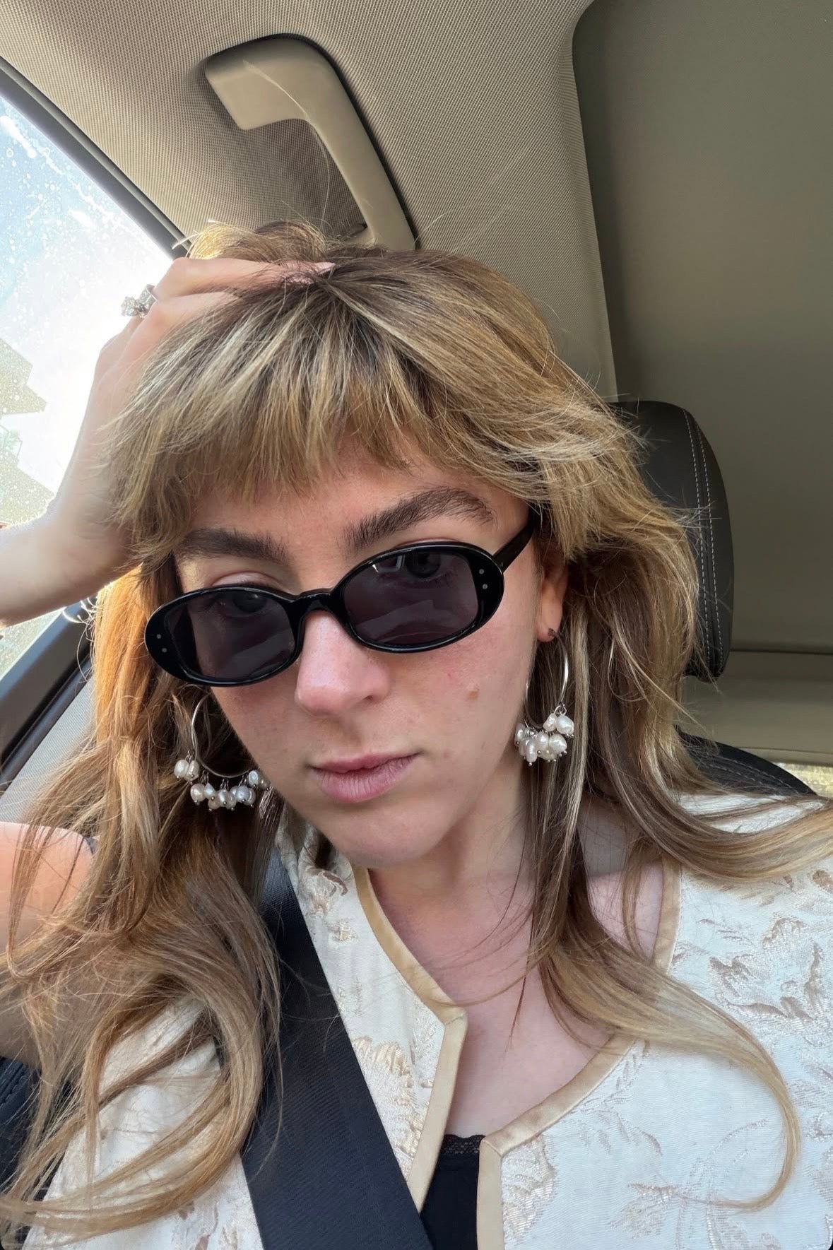 FRESHWATER PEARL HOOPS