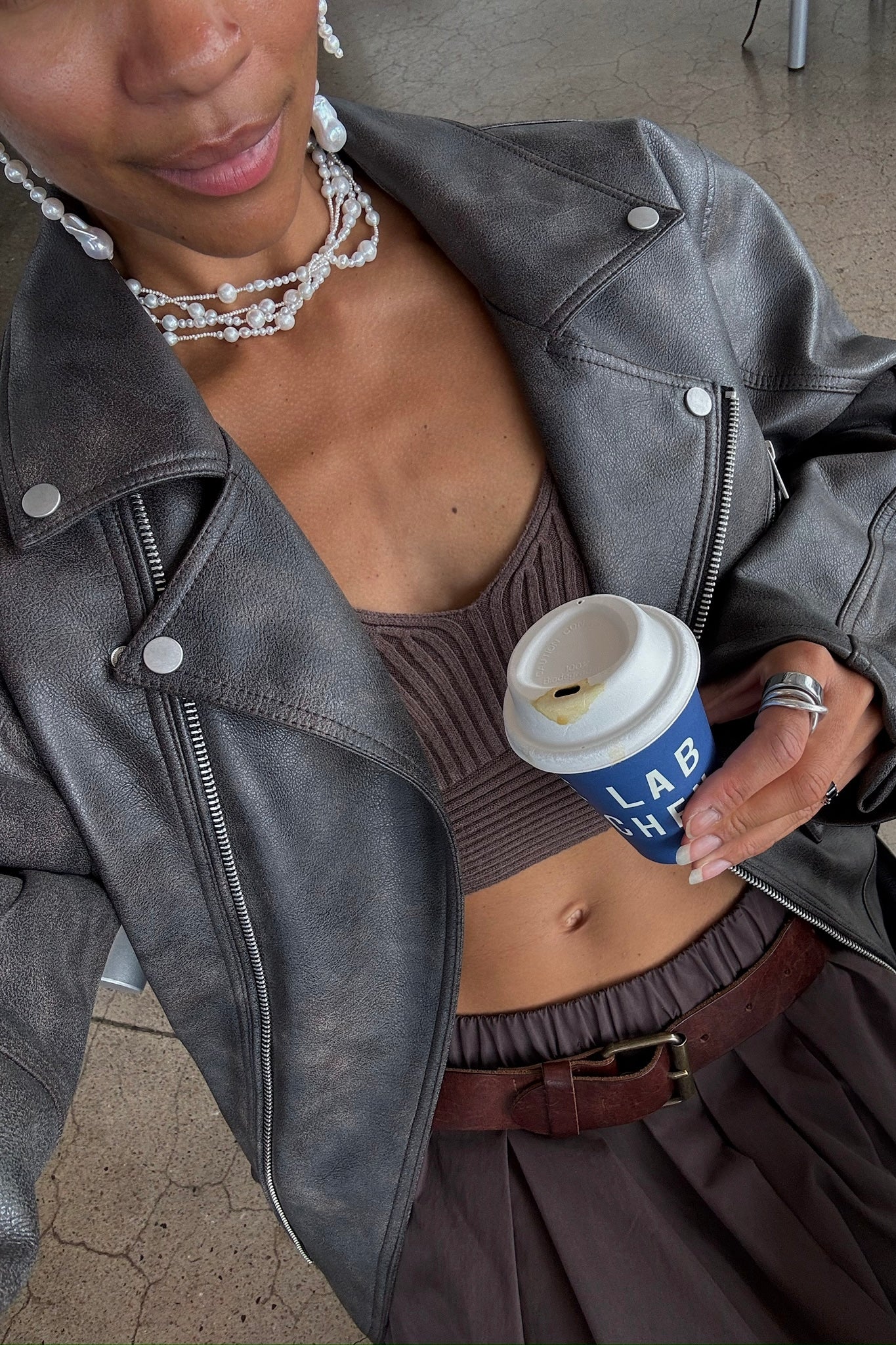 CHUNKY PEARL NECKLACE