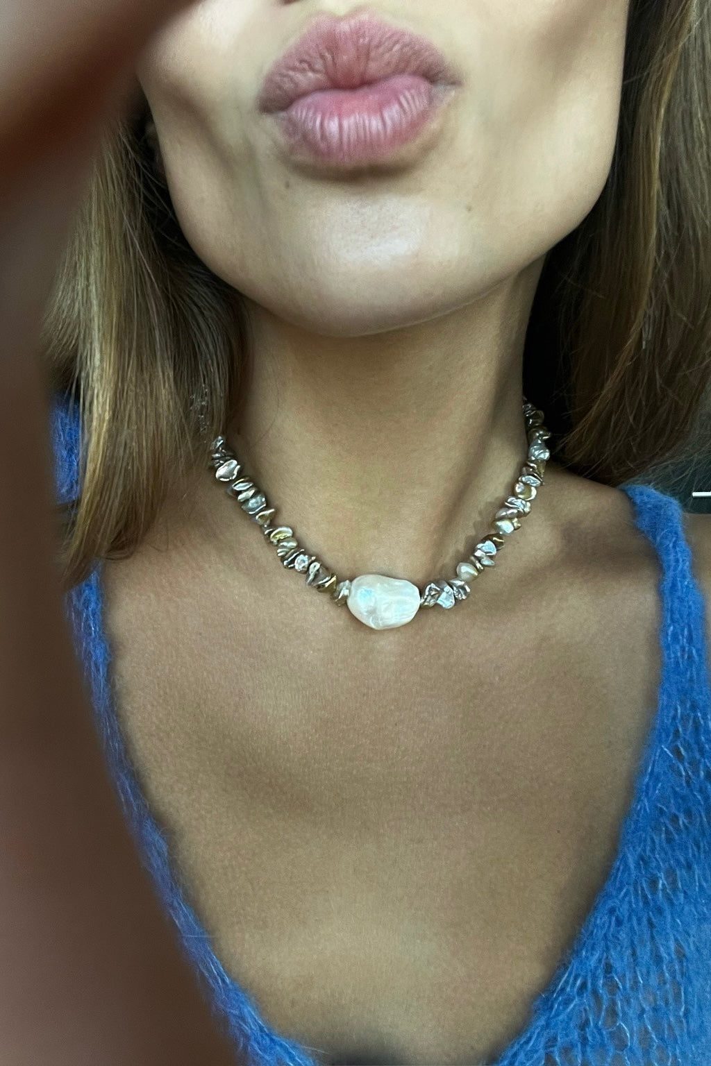 KESHI PEARL NECKLACE