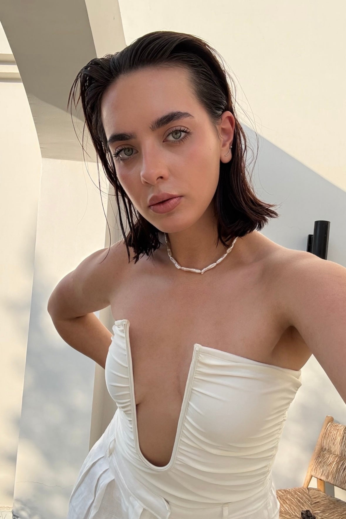STICK PEARL NECKLACE